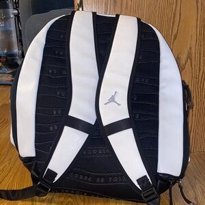Jordan Black and White Backpack